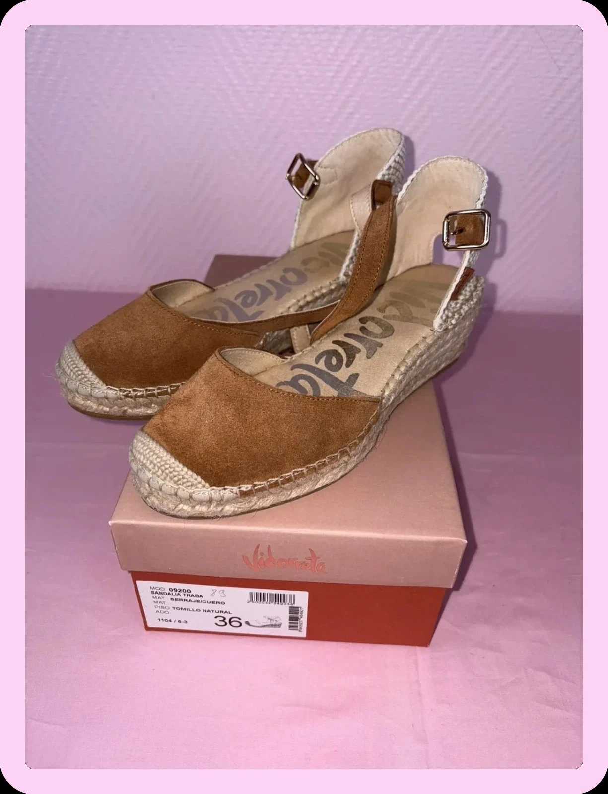 Sapatos de verão feminino Vidorreta tamanho 36 – photo 2